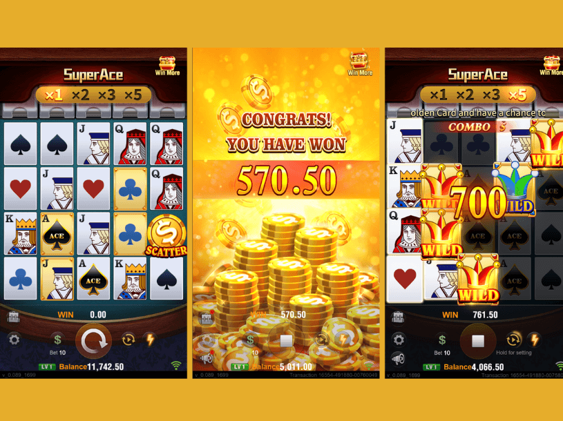 play Super-Ace at vs555 casino gaming app
